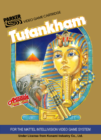 Tutankham Intellivision US box art